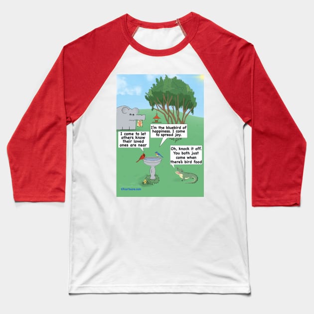 I’ll Fly Away Baseball T-Shirt by Enormously Funny Cartoons